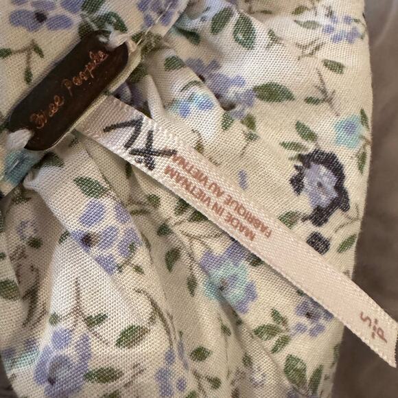 Free People S/P Mini cotton overall dress festival boho cottagecore mini - Picture 8 of 12